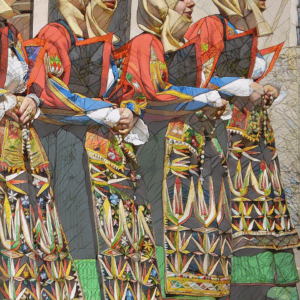 Costume Tradizionale Femminile di Orgosolo: Arte, Storia e Qualità della Sardegna in un NFT Unico